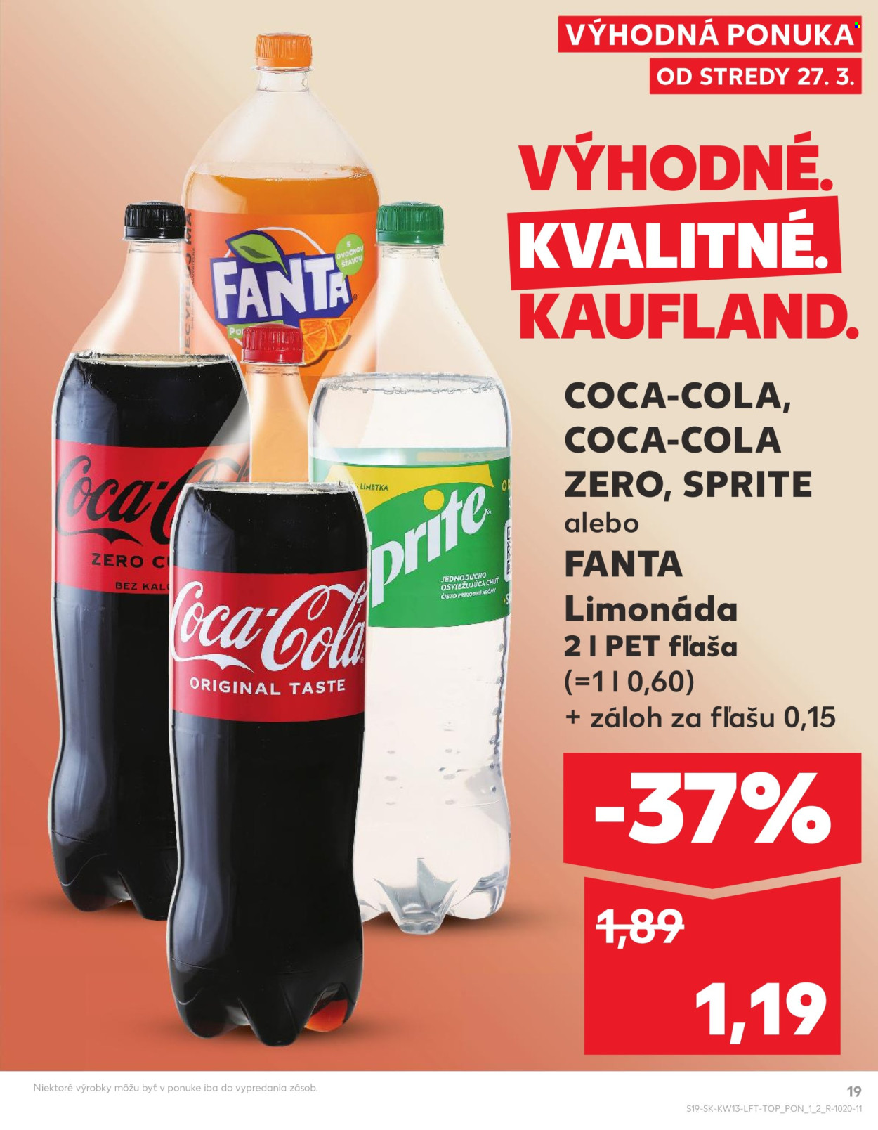 Leták Kaufland - 27.3.2024 - 3.4.2024. Strana 19