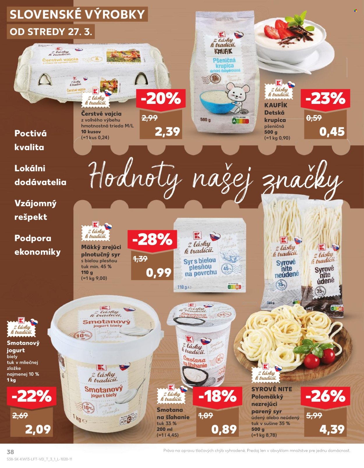 Leták Kaufland - 27.3.2024 - 3.4.2024. Strana 38