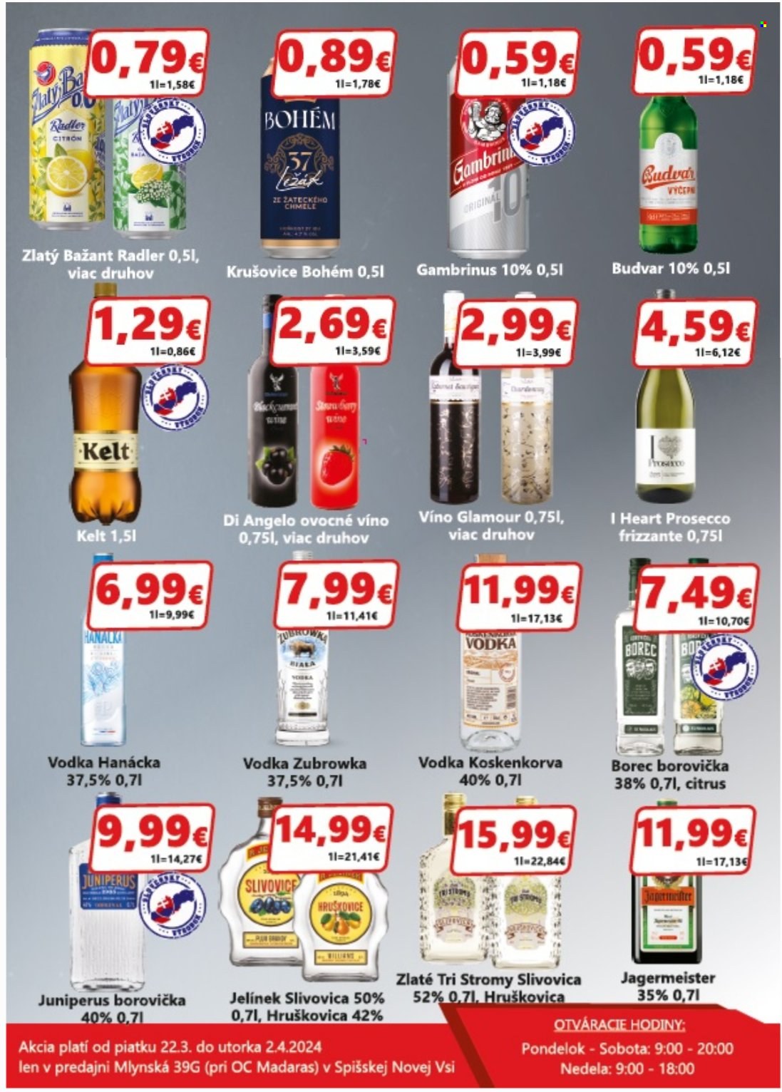 Leták CBA Komfos - 22.3.2024 - 2.4.2024. Strana 4
