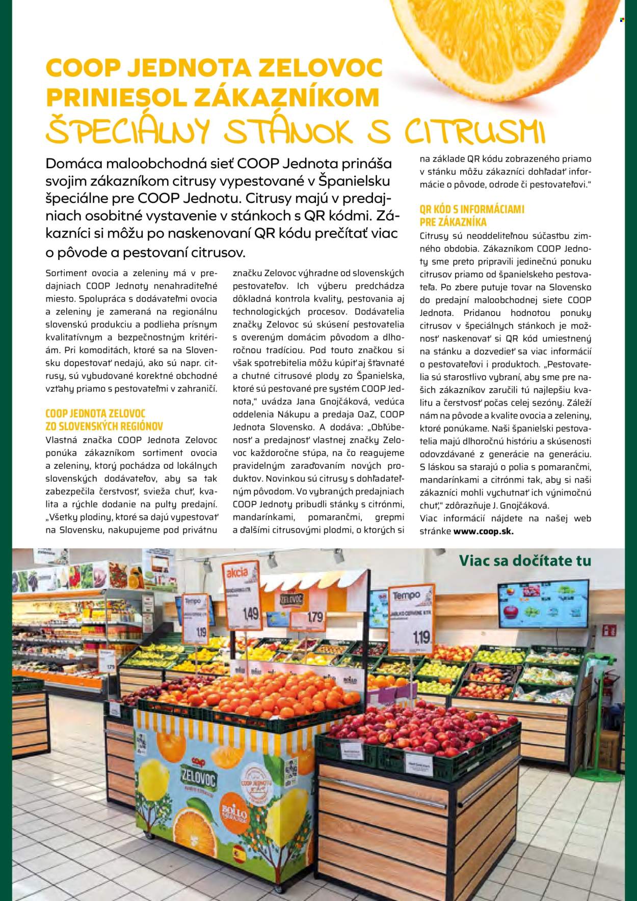 Leták COOP Jednota - 27.3.2024 - 3.4.2024. Strana 18