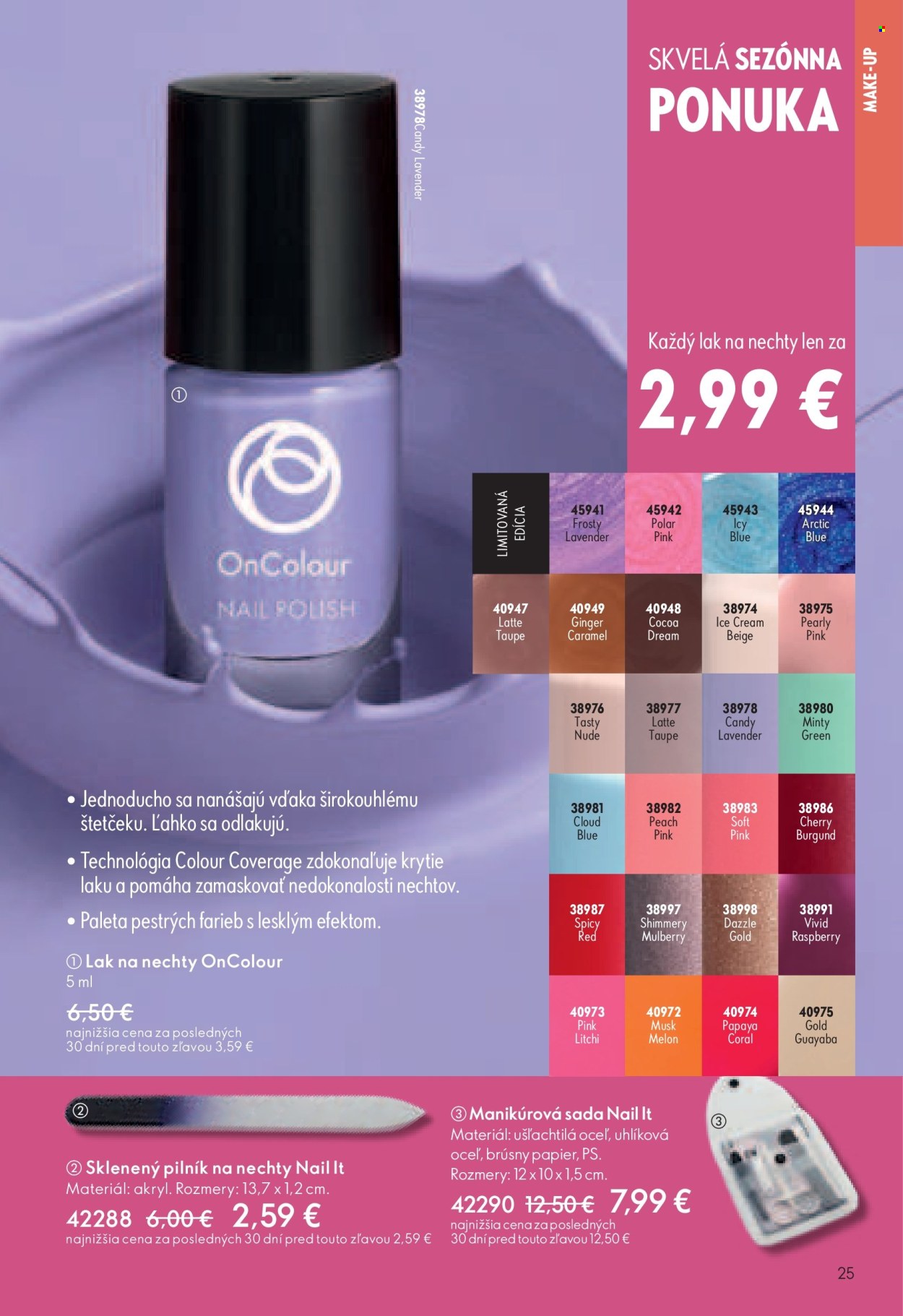 Leták Oriflame - 16.4.2024 - 6.5.2024. Strana 25