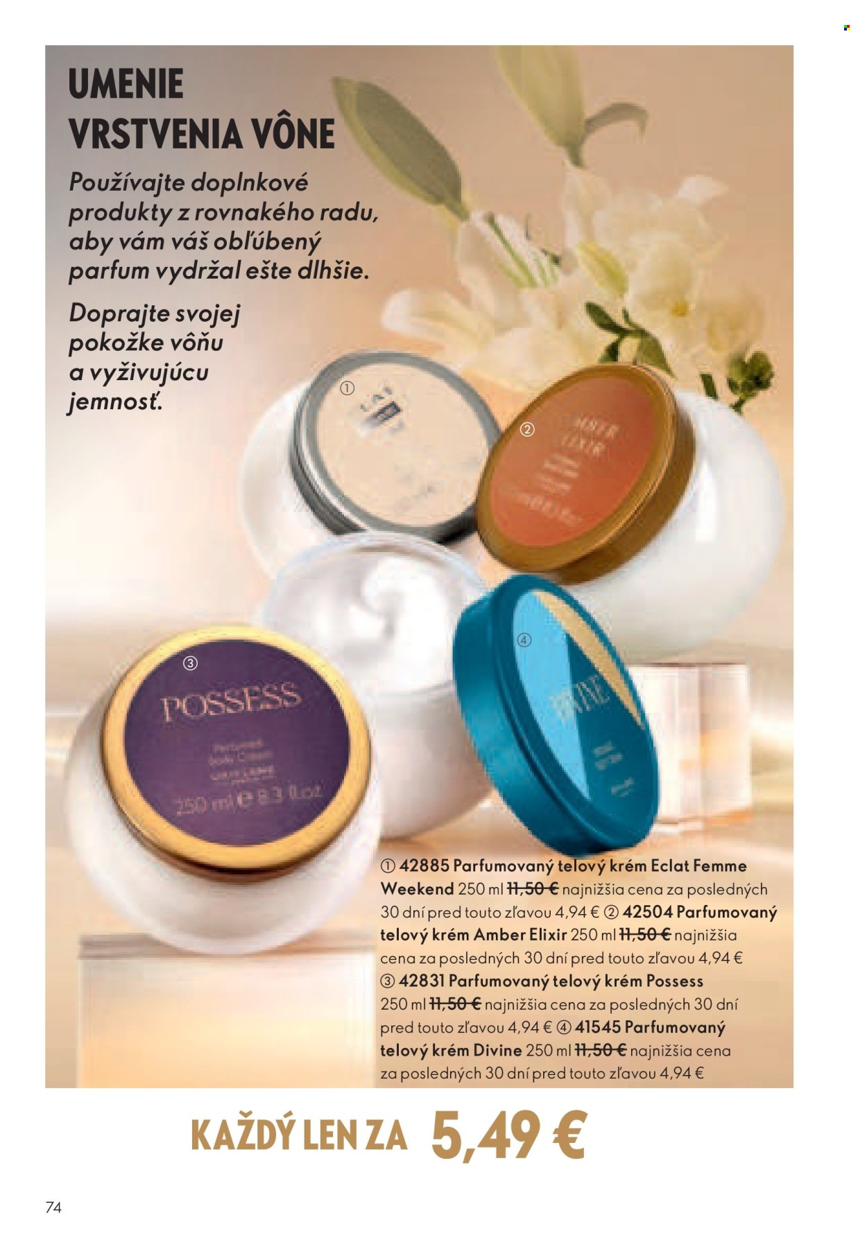 Leták Oriflame - 16.4.2024 - 6.5.2024. Strana 74