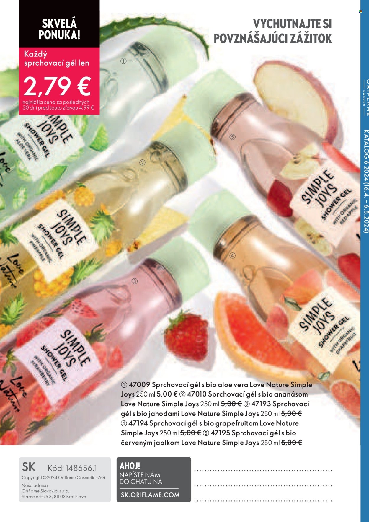 Leták Oriflame - 16.4.2024 - 6.5.2024. Strana 164