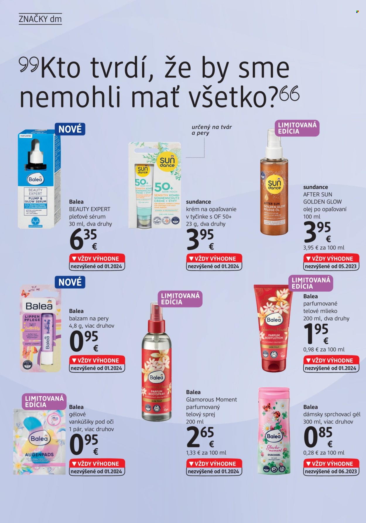 Leták dm drogerie - 1.4.2024 - 30.4.2024. Strana 14