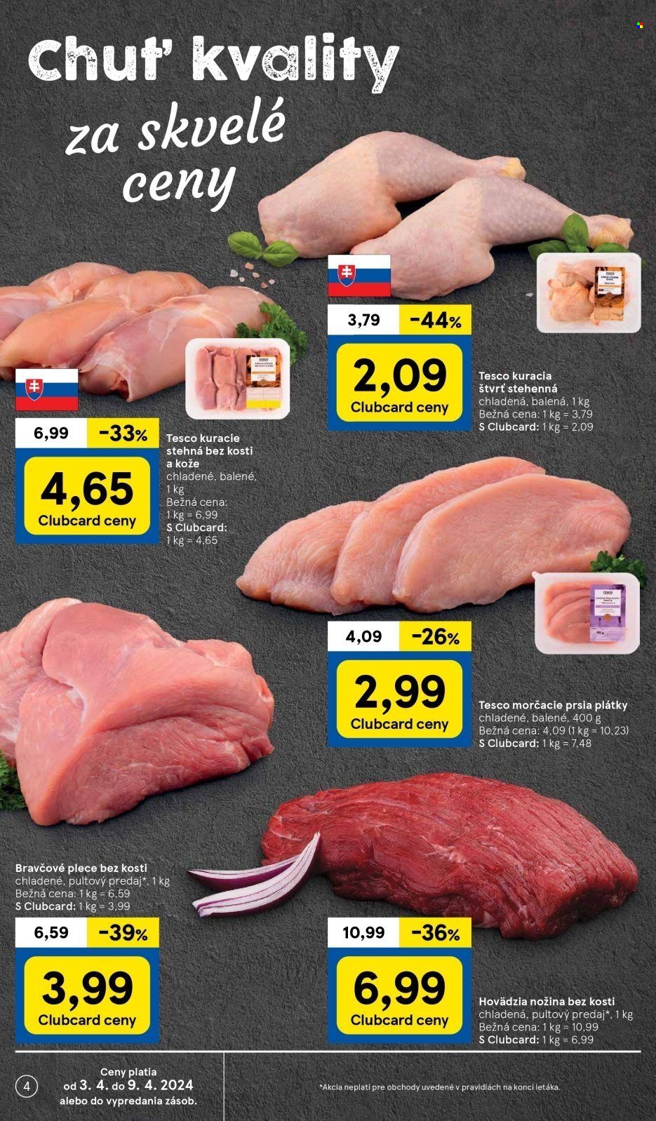 Leták TESCO - 3.4.2024 - 9.4.2024. Strana 4