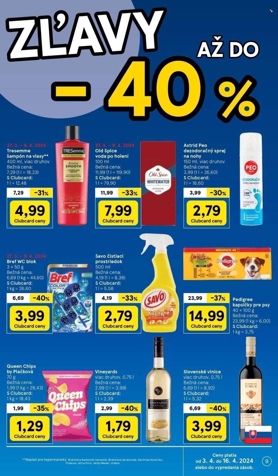 Leták TESCO - 3.4.2024 - 9.4.2024. Strana 9