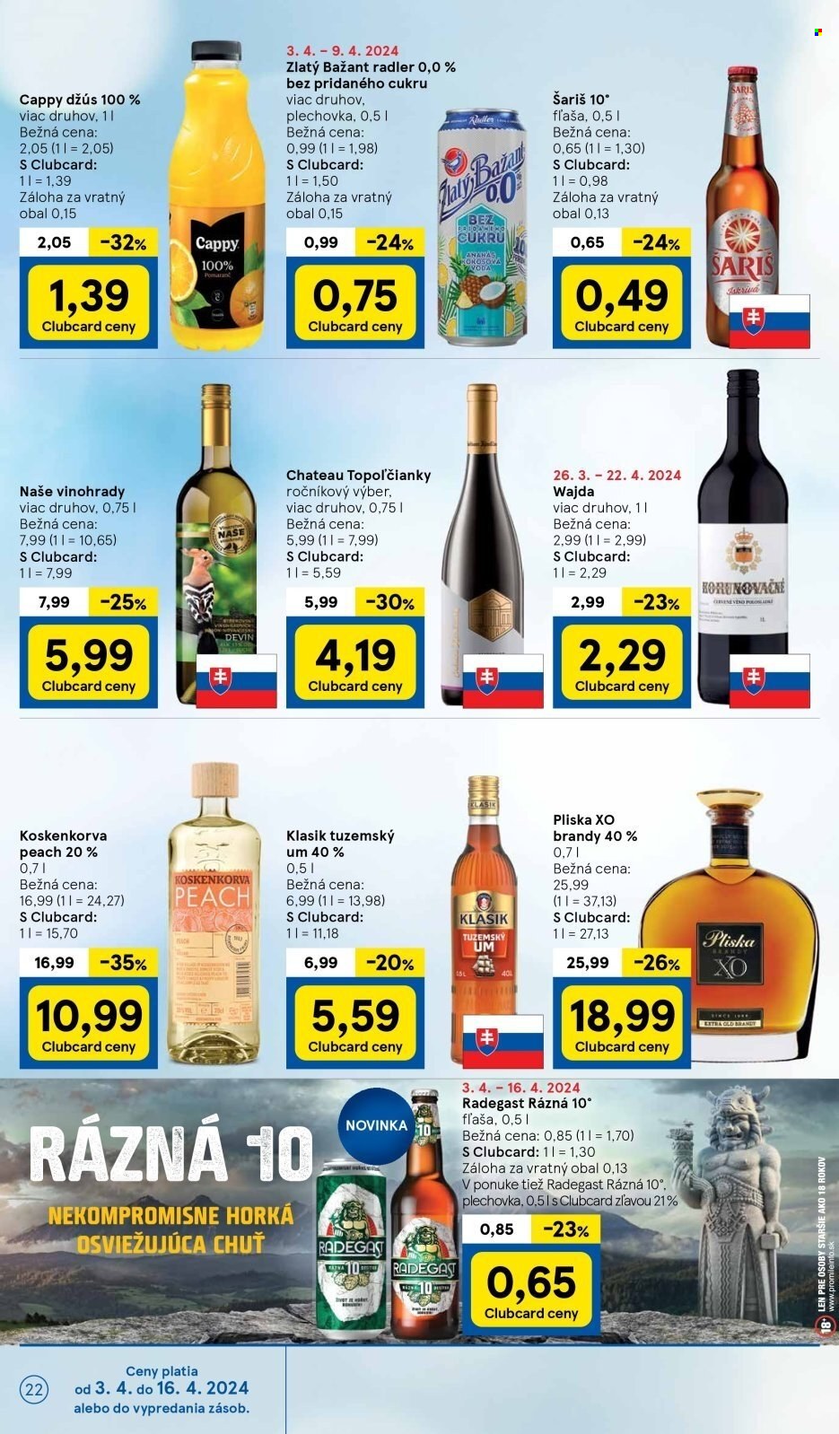 Leták TESCO - 3.4.2024 - 9.4.2024. Strana 22