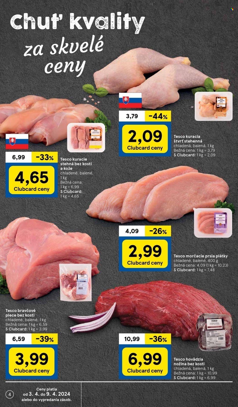 Leták TESCO supermarket - 3.4.2024 - 9.4.2024. Strana 4