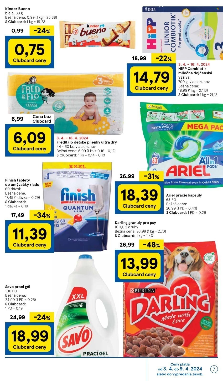 Leták TESCO supermarket - 3.4.2024 - 9.4.2024. Strana 7