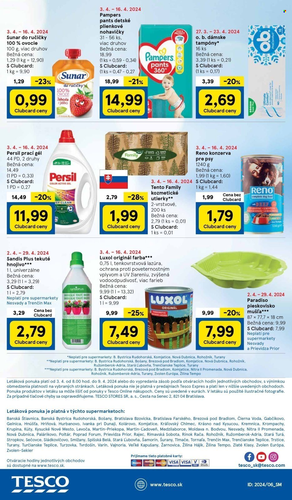 Leták TESCO supermarket - 3.4.2024 - 9.4.2024. Strana 18