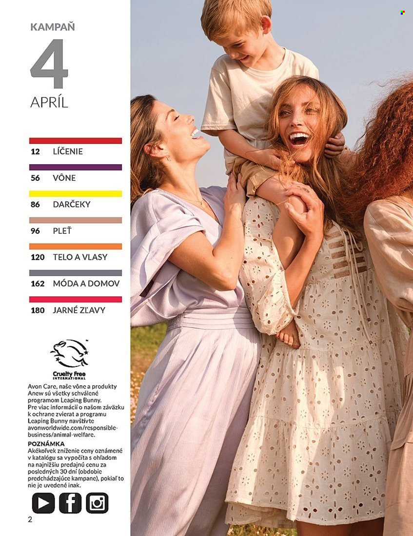 Leták Avon - 1.4.2024 - 30.4.2024. Strana 2