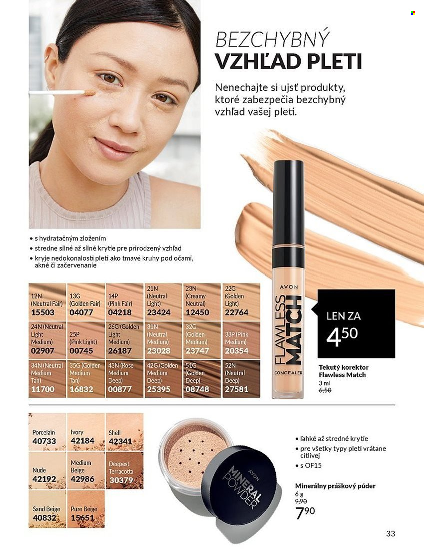 Leták Avon - 1.4.2024 - 30.4.2024. Strana 33
