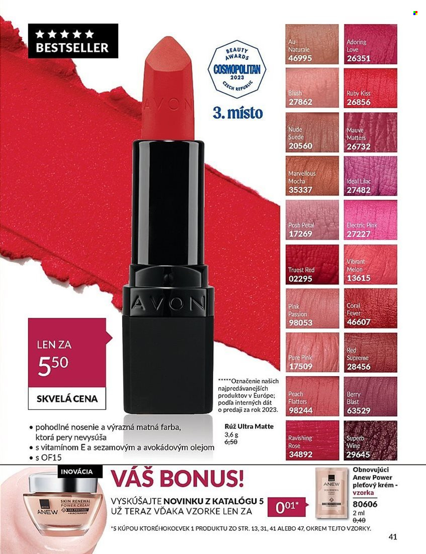 Leták Avon - 1.4.2024 - 30.4.2024. Strana 41