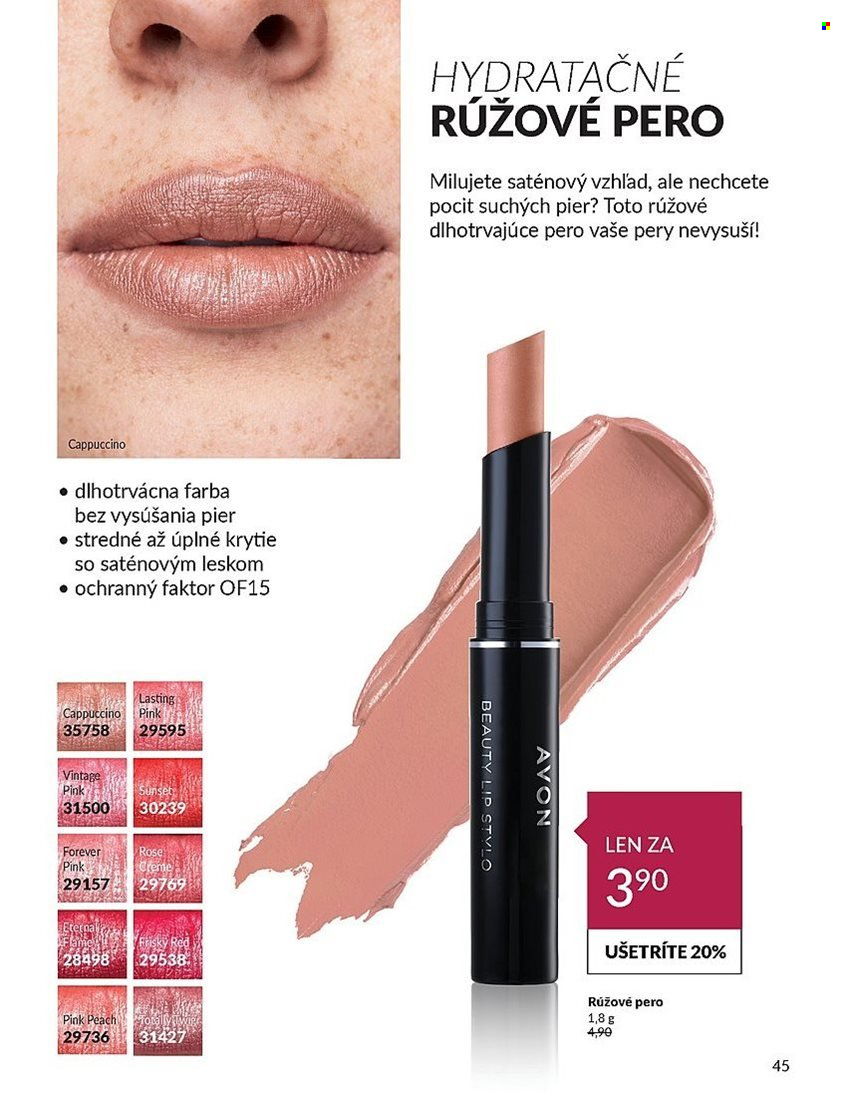 Leták Avon - 1.4.2024 - 30.4.2024. Strana 45