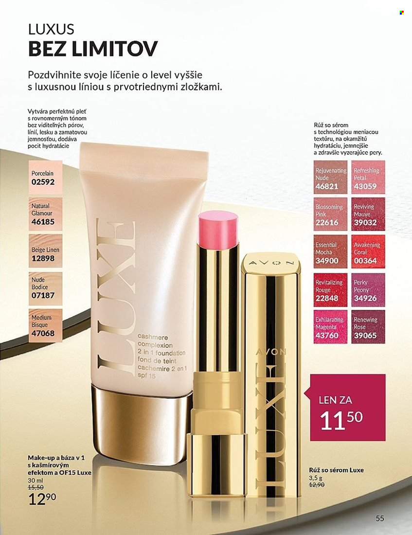 Leták Avon - 1.4.2024 - 30.4.2024. Strana 55