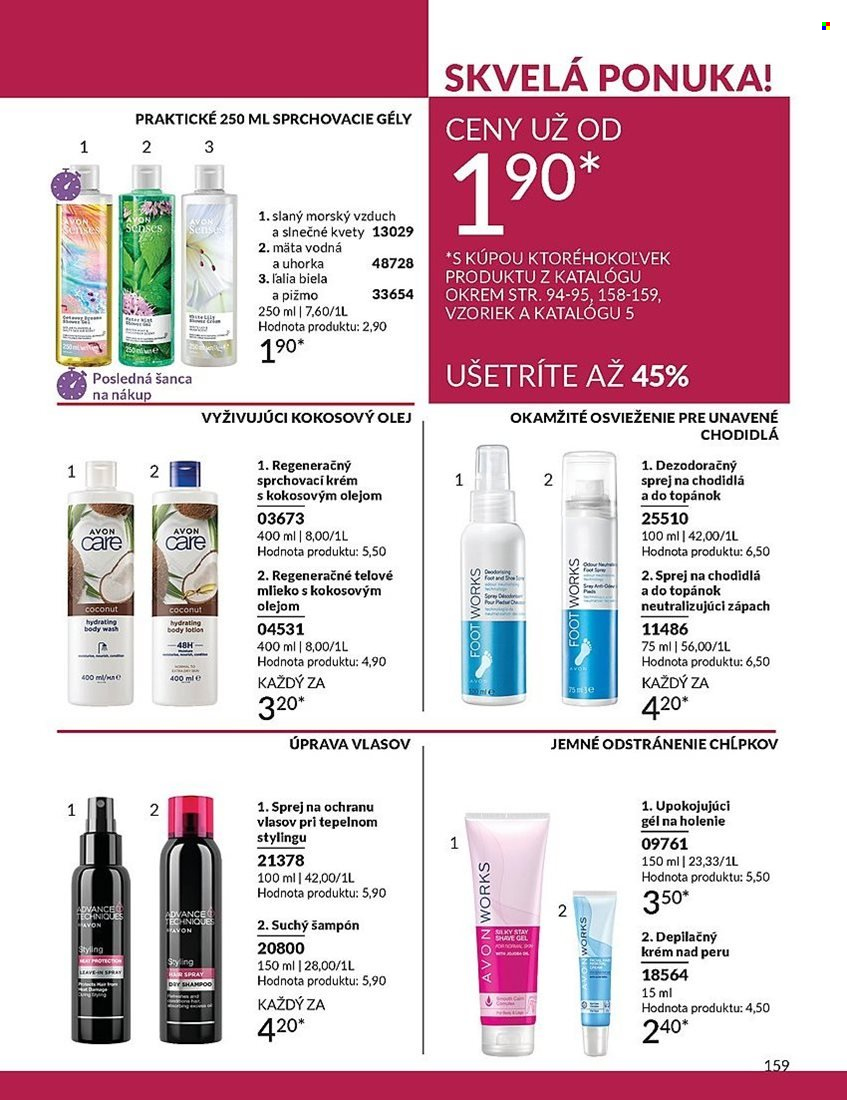 Leták Avon - 1.4.2024 - 30.4.2024. Strana 159