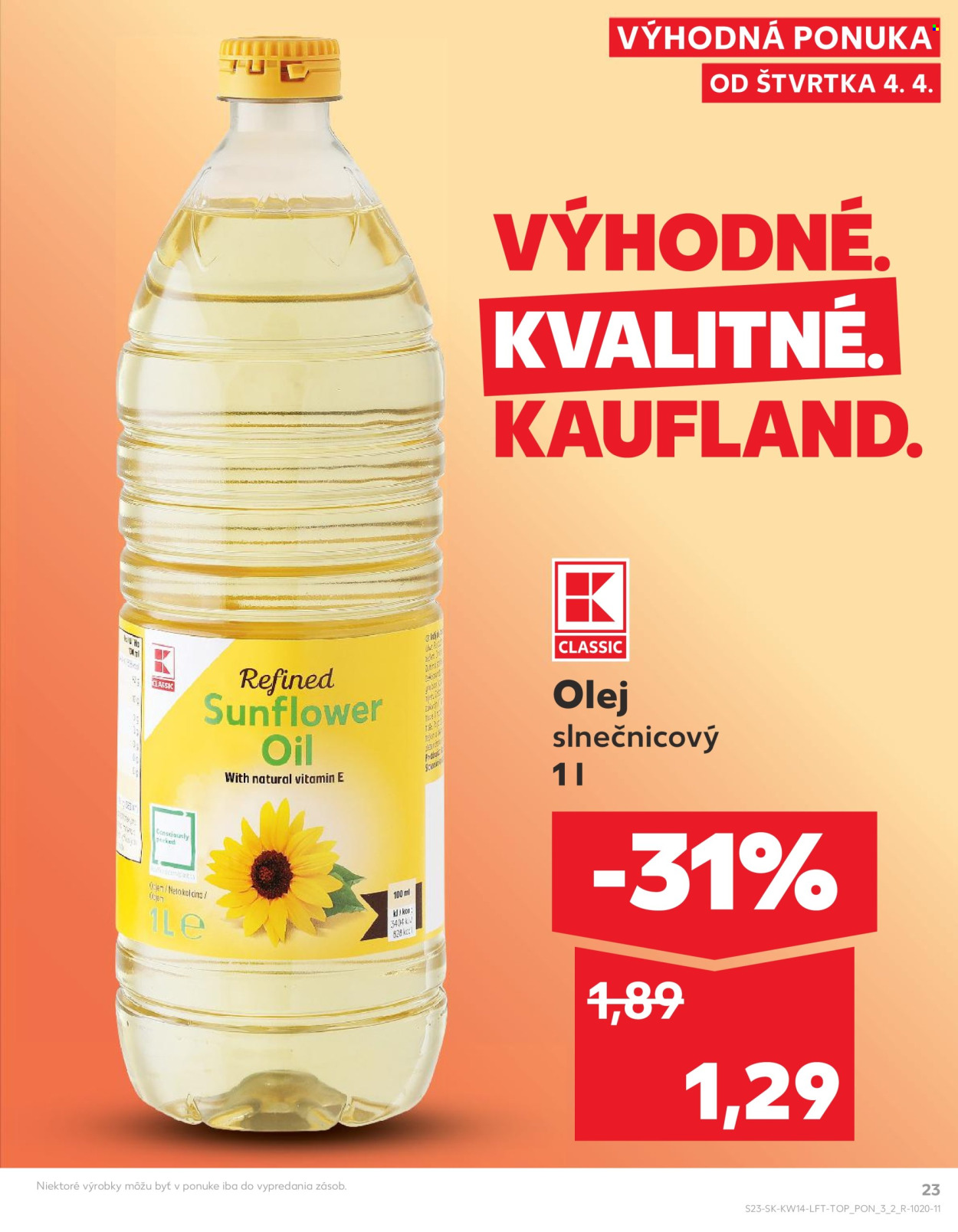 Leták Kaufland - 4.4.2024 - 10.4.2024. Strana 23