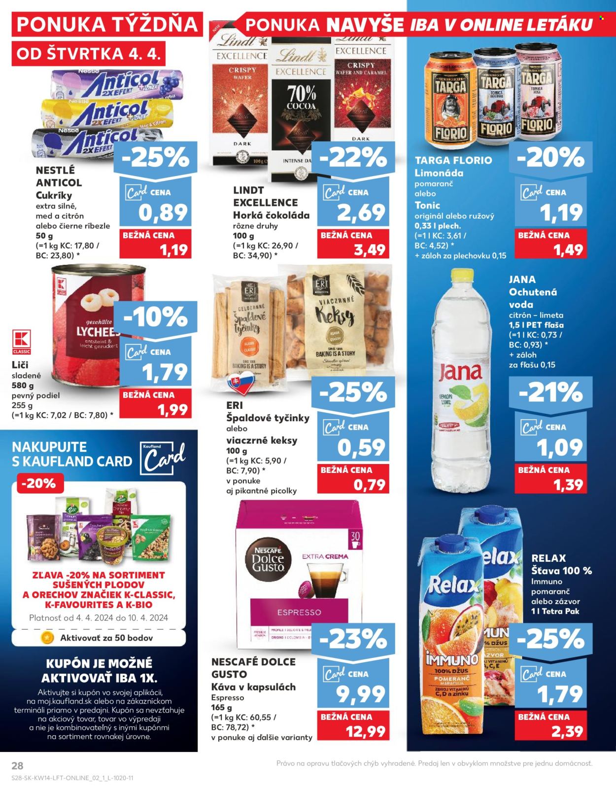 Leták Kaufland - 4.4.2024 - 10.4.2024. Strana 28