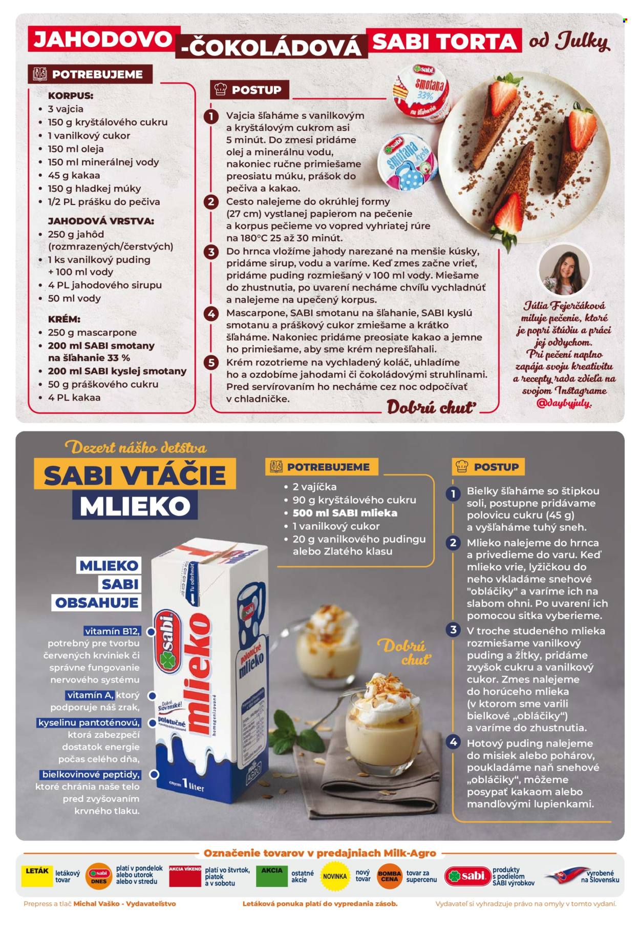 Leták Milk AGRO - 3.4.2024 - 9.4.2024. Strana 2
