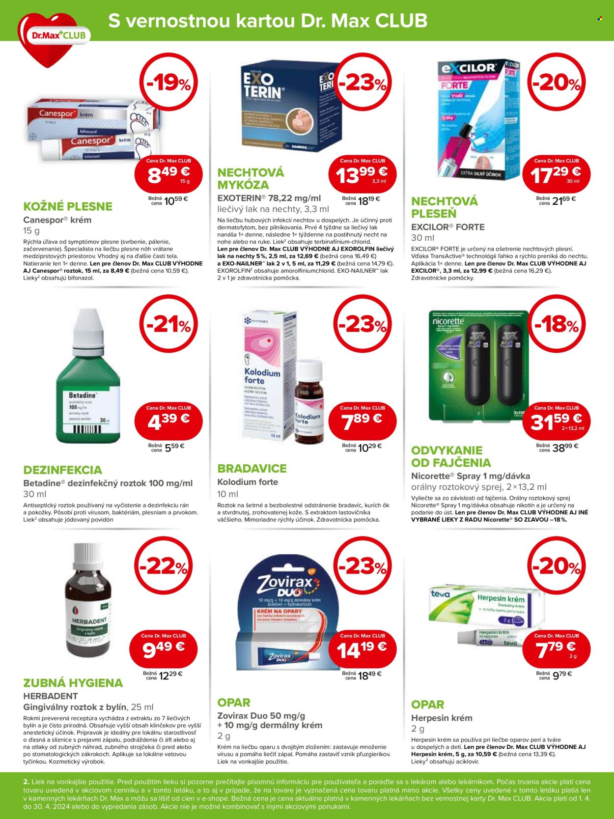 Leták Dr. Max - 1.4.2024 - 30.4.2024. Strana 6