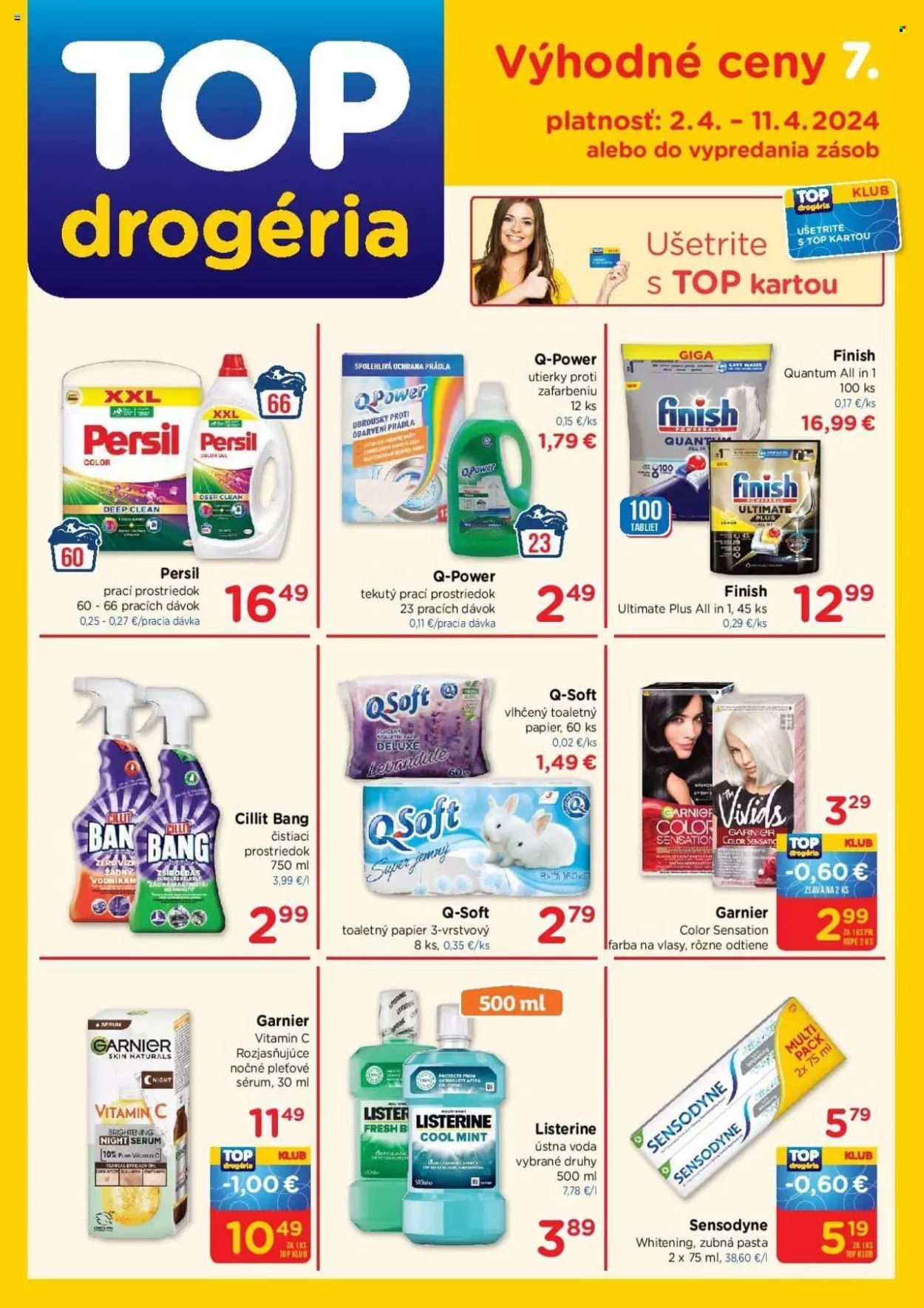 Leták TOP drogéria - 2.4.2024 - 11.4.2024. Strana 1