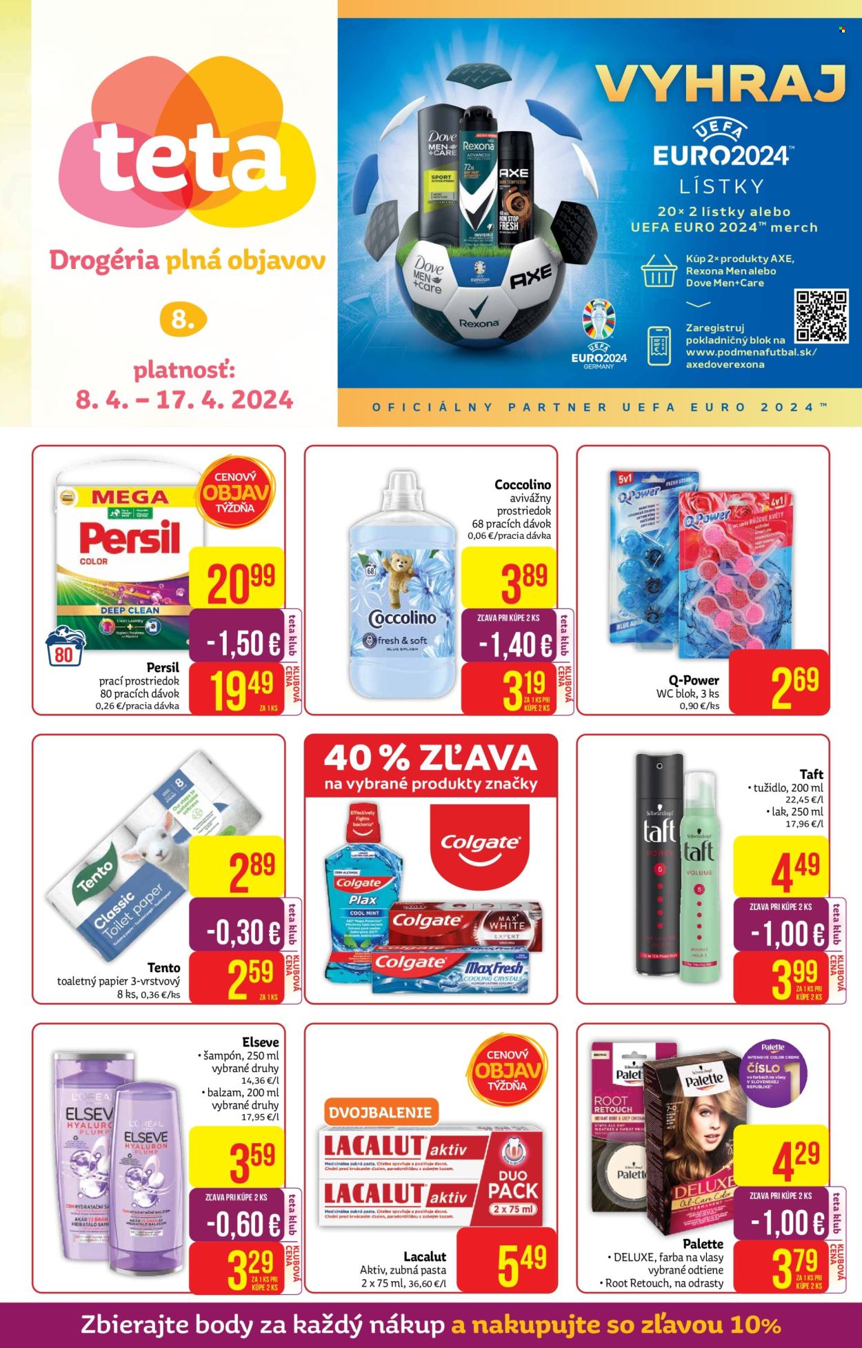 Leták Teta drogerie - 8.4.2024 - 17.4.2024. Strana 1