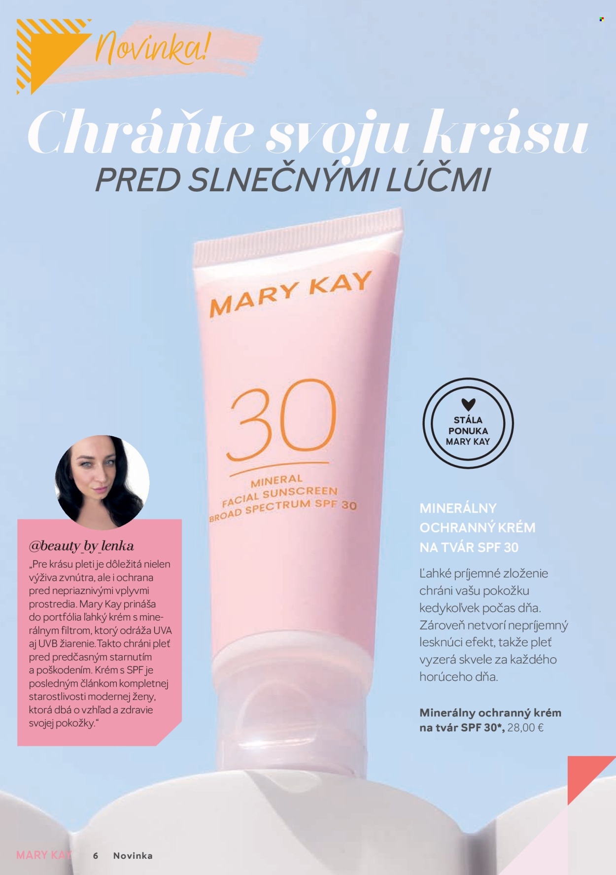 Leták Mary Kay. Strana 6