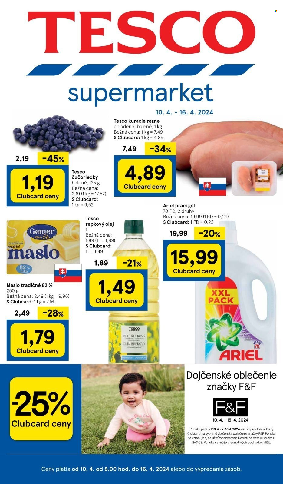 Leták TESCO supermarket - 10.4.2024 - 16.4.2024. Strana 1