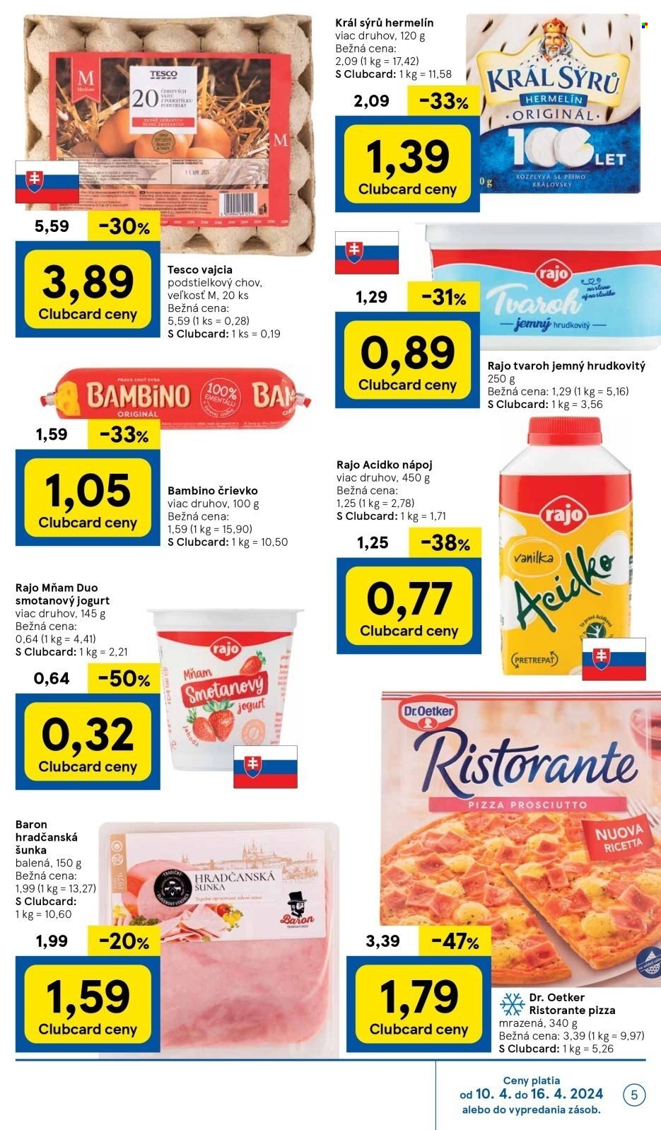 Leták TESCO supermarket - 10.4.2024 - 16.4.2024. Strana 5