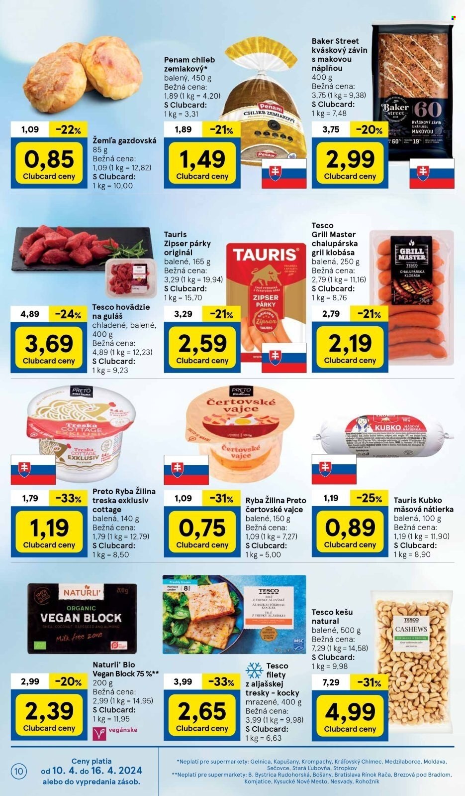 Leták TESCO supermarket - 10.4.2024 - 16.4.2024. Strana 10
