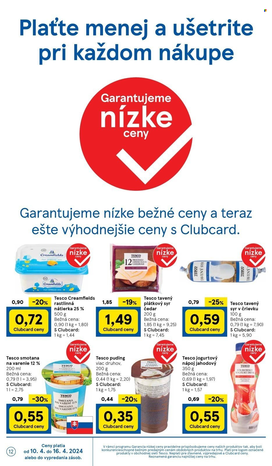 Leták TESCO supermarket - 10.4.2024 - 16.4.2024. Strana 12