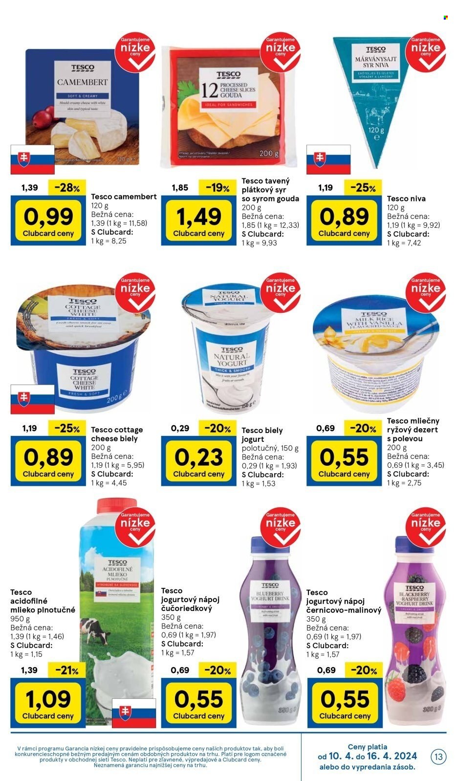 Leták TESCO supermarket - 10.4.2024 - 16.4.2024. Strana 13