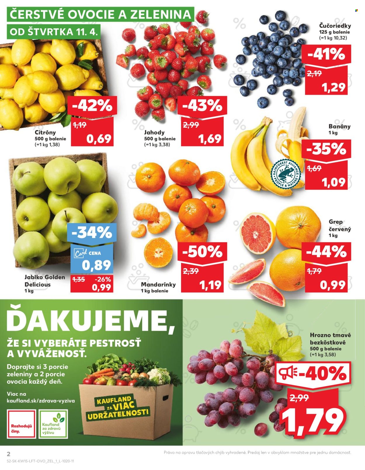 Leták Kaufland - 11.4.2024 - 17.4.2024. Strana 2