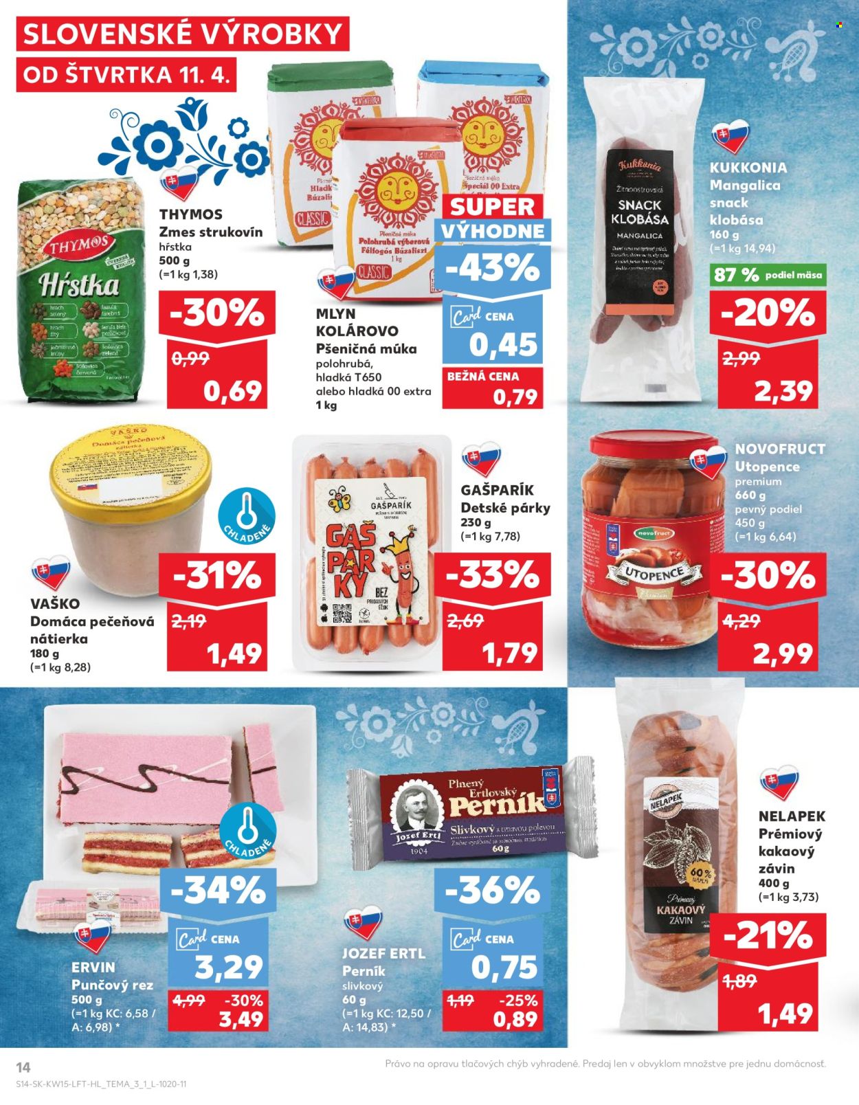 Leták Kaufland - 11.4.2024 - 17.4.2024. Strana 14