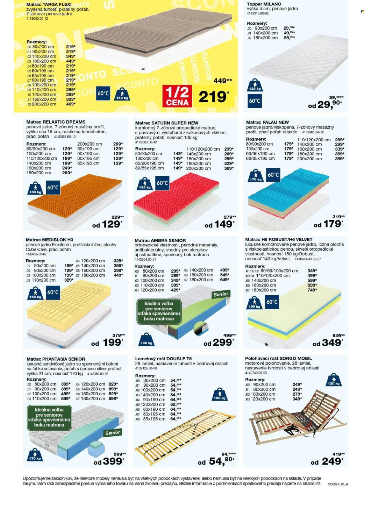 Leták Sconto nábytok - 10.4.2024 - 30.4.2024. Strana 4