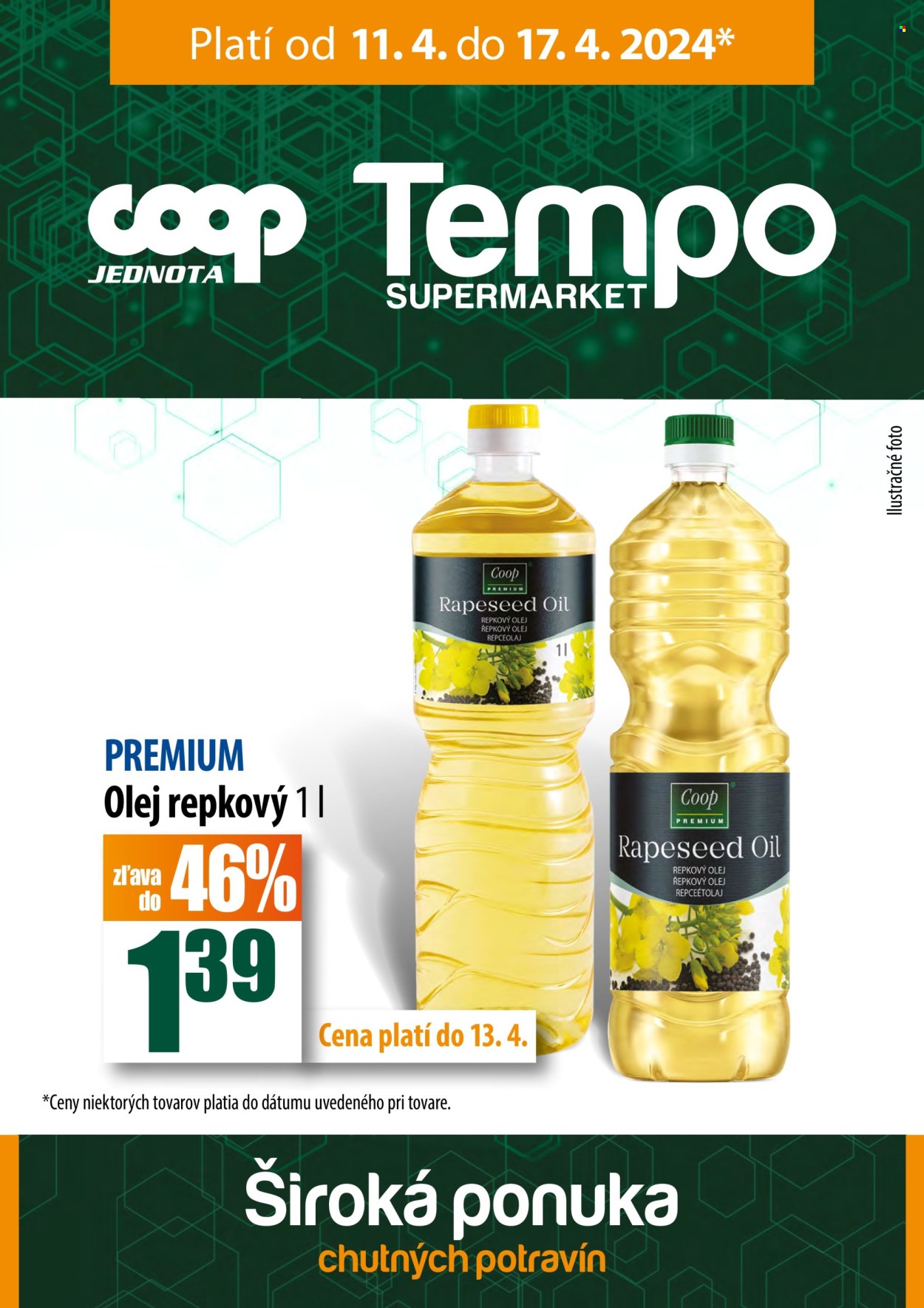 Leták COOP Jednota - 11.4.2024 - 17.4.2024. Strana 1