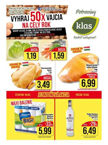 Leták Klas - 18.4.2024 - 21.4.2024.