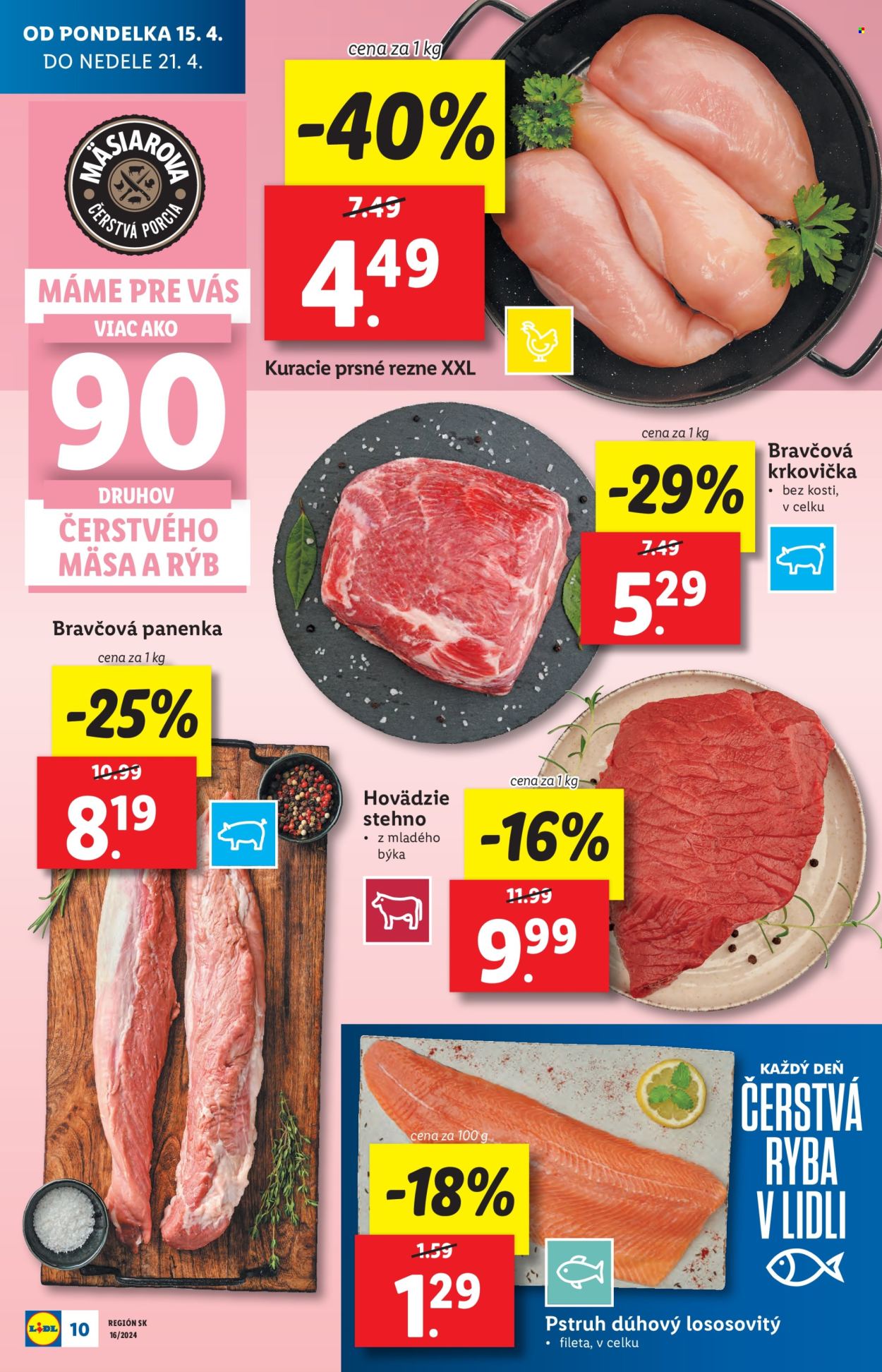 Leták Lidl - 18.4.2024 - 21.4.2024. Strana 22