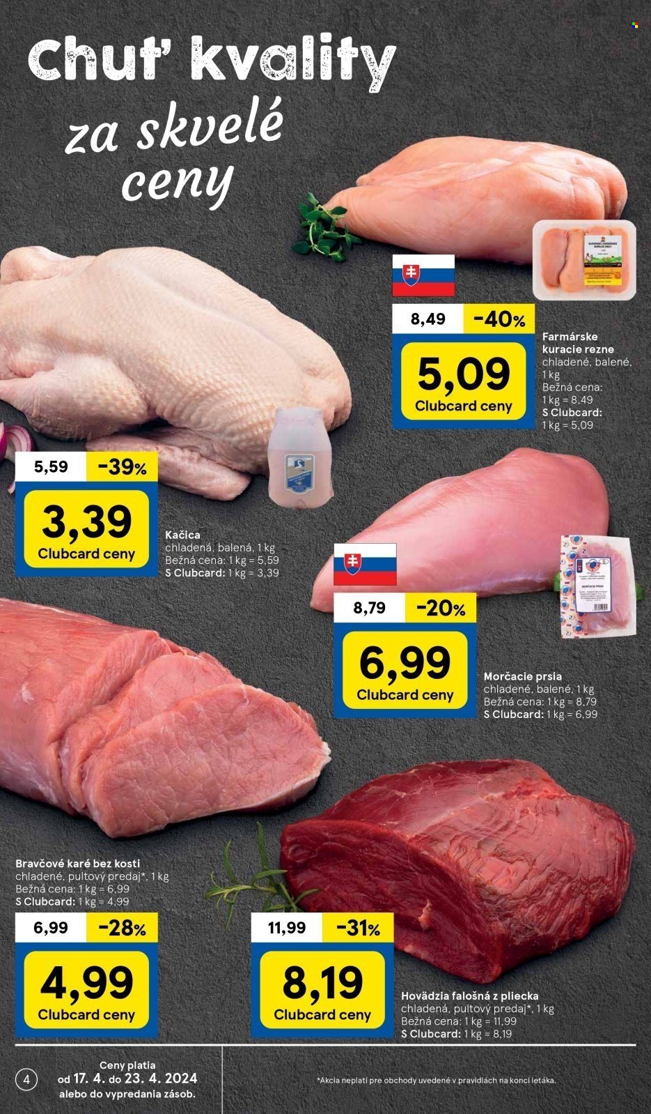 Leták TESCO - 17.4.2024 - 23.4.2024. Strana 4