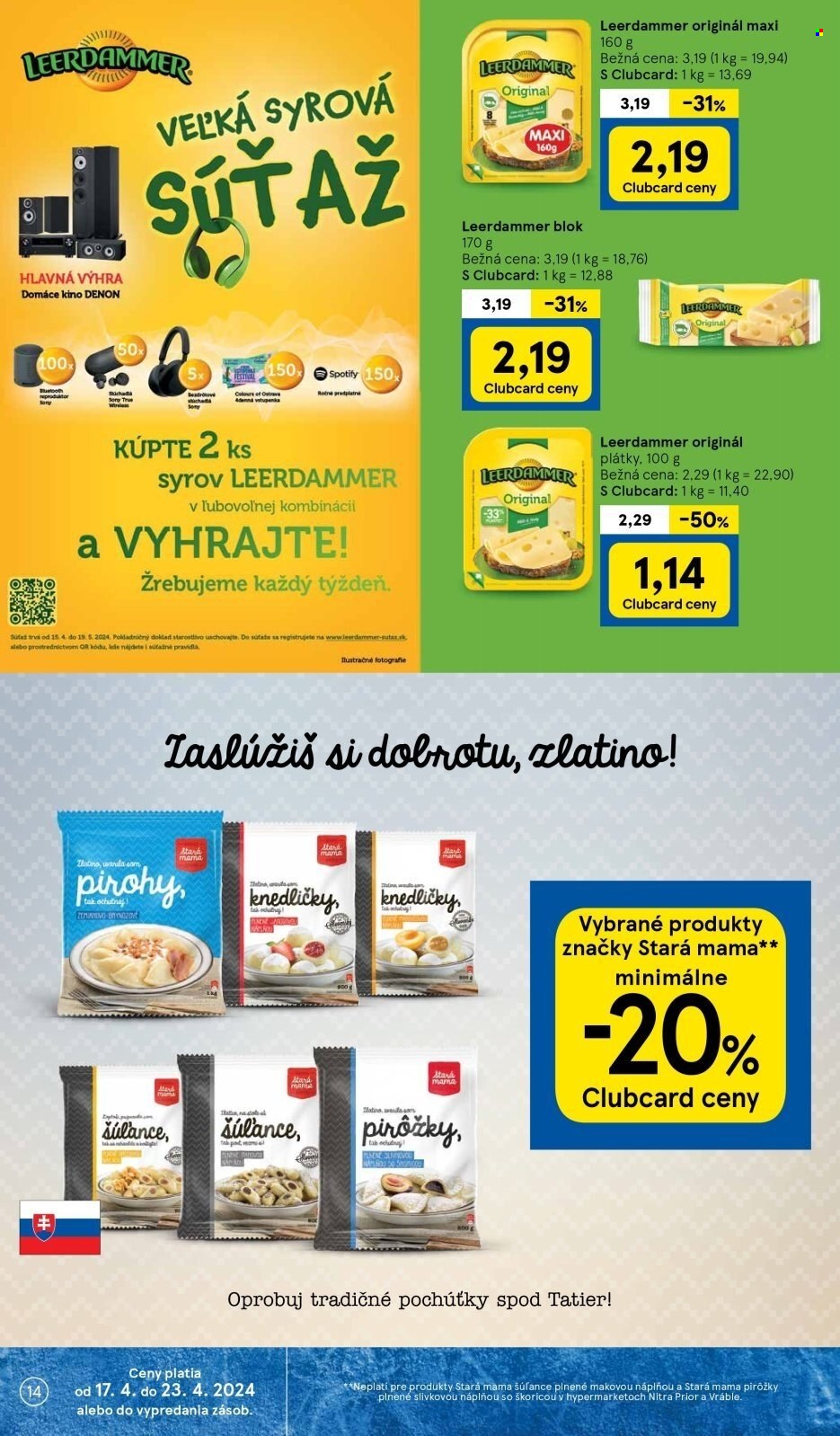 Leták TESCO - 17.4.2024 - 23.4.2024. Strana 14