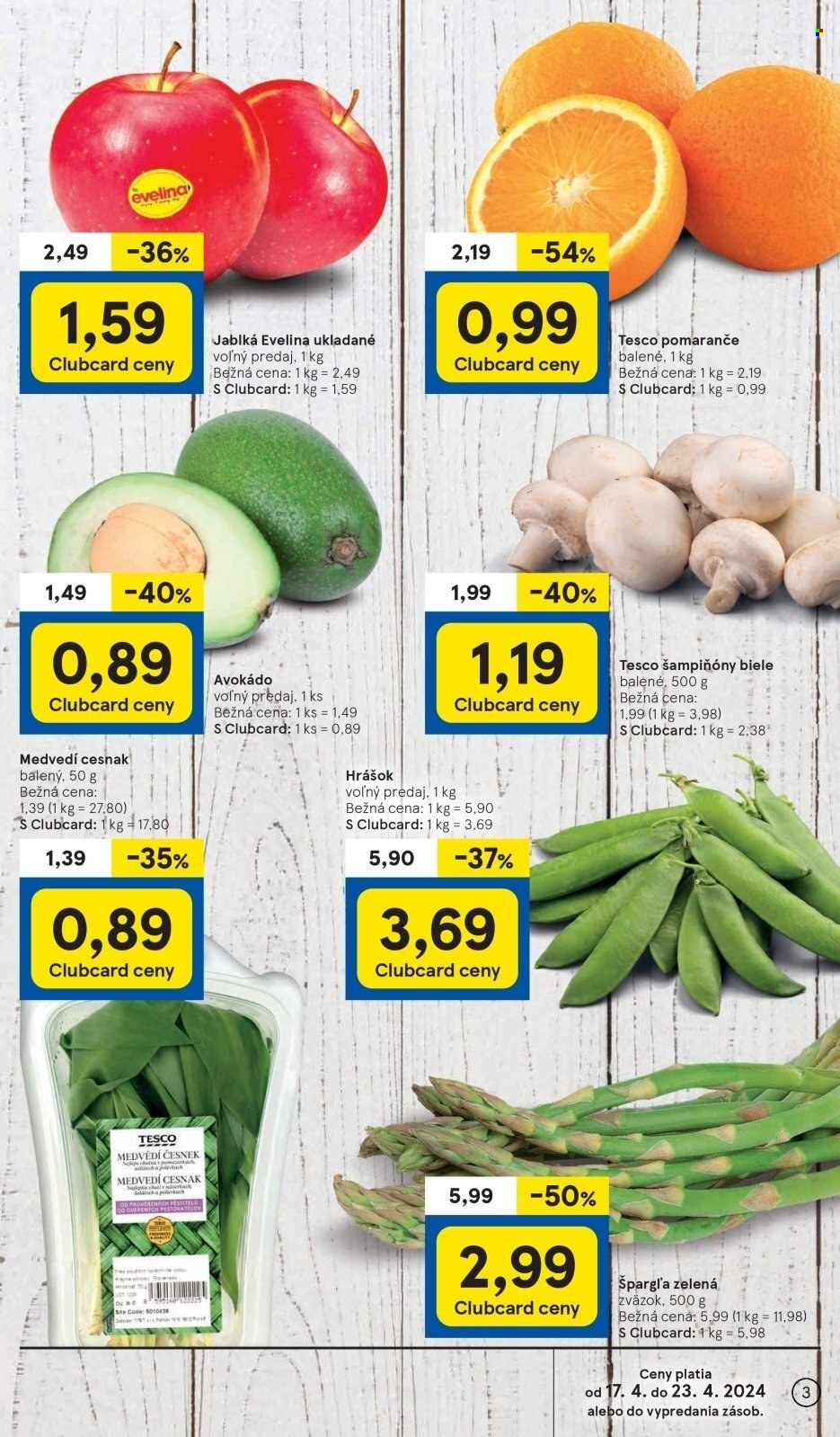 Leták TESCO supermarket - 17.4.2024 - 23.4.2024. Strana 3