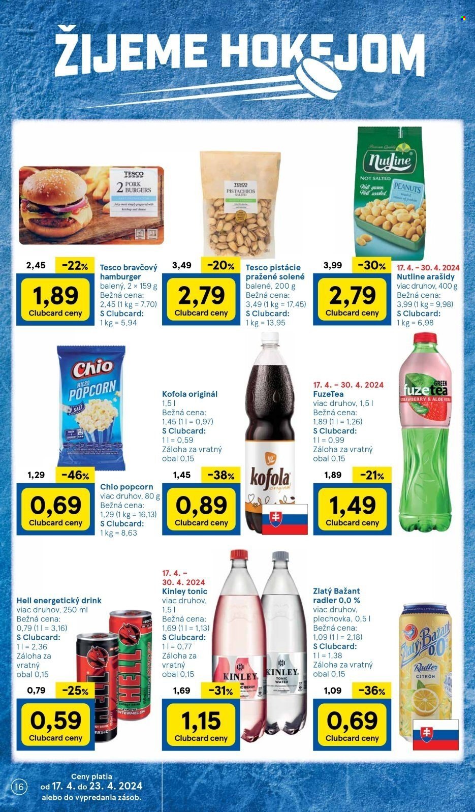 Leták TESCO supermarket - 17.4.2024 - 23.4.2024. Strana 16