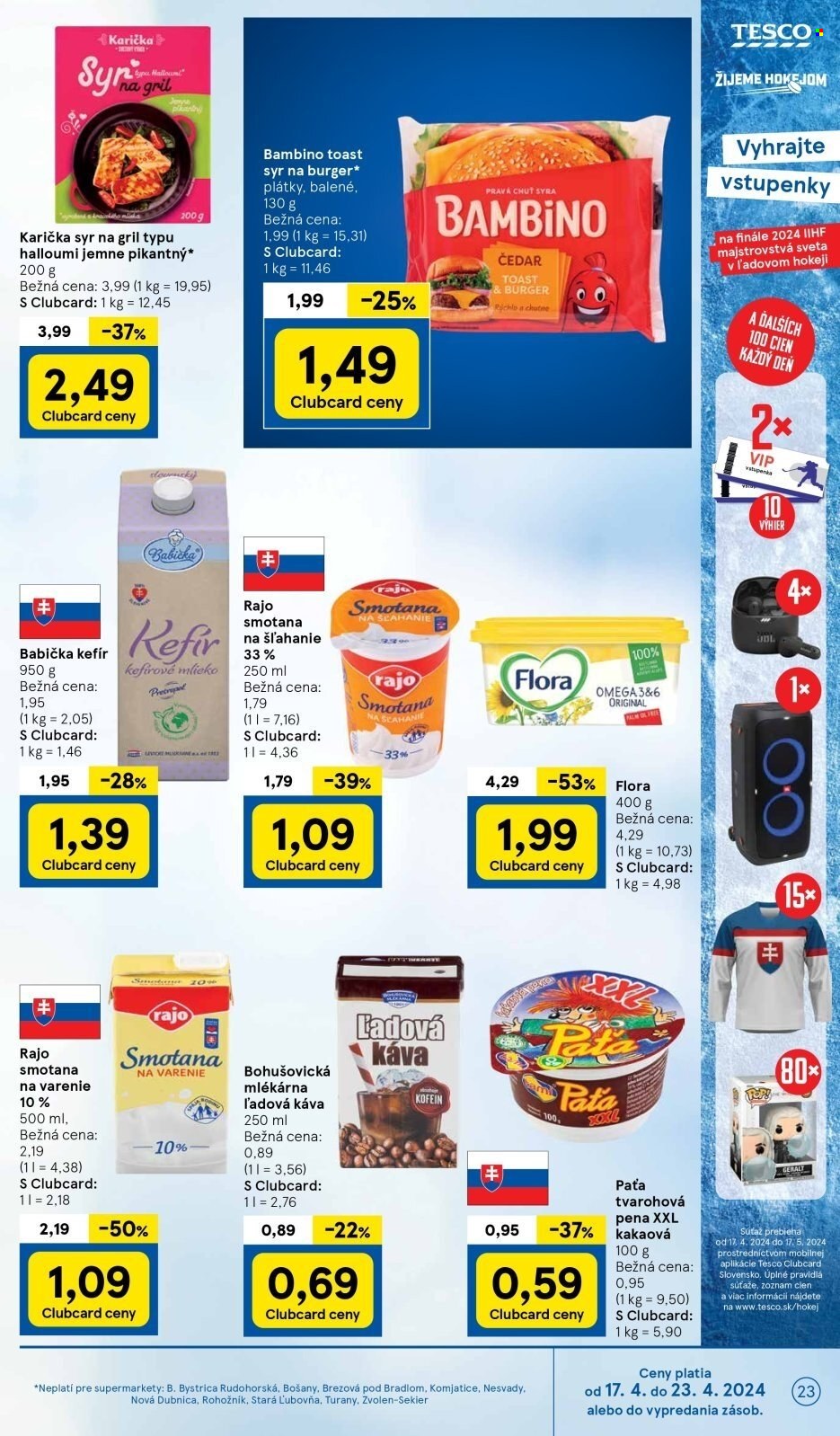 Leták TESCO supermarket - 17.4.2024 - 23.4.2024. Strana 23