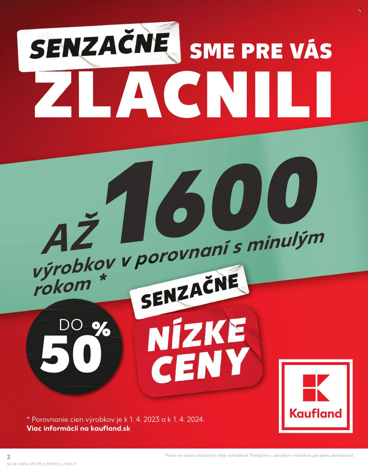 Leták Kaufland - 18.4.2024 - 24.4.2024. Strana 2