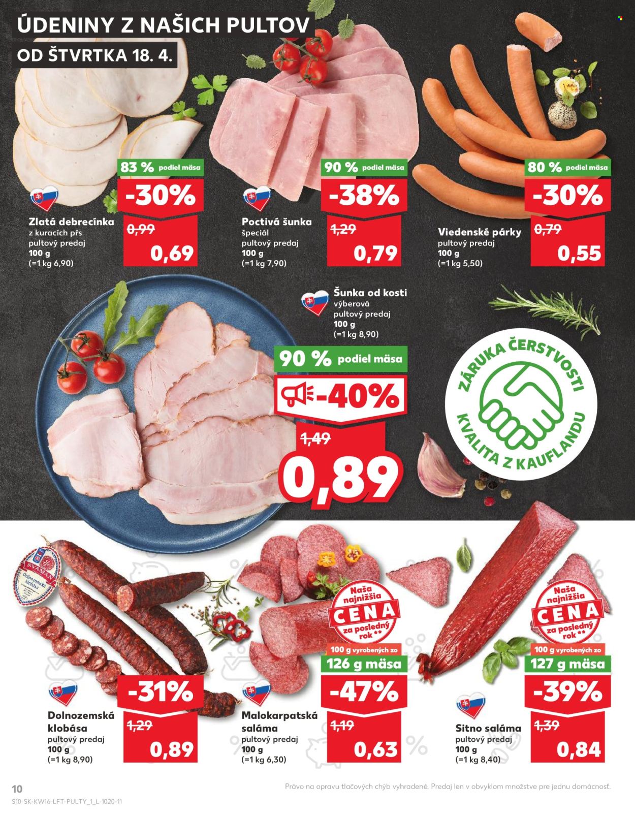 Leták Kaufland - 18.4.2024 - 24.4.2024. Strana 10