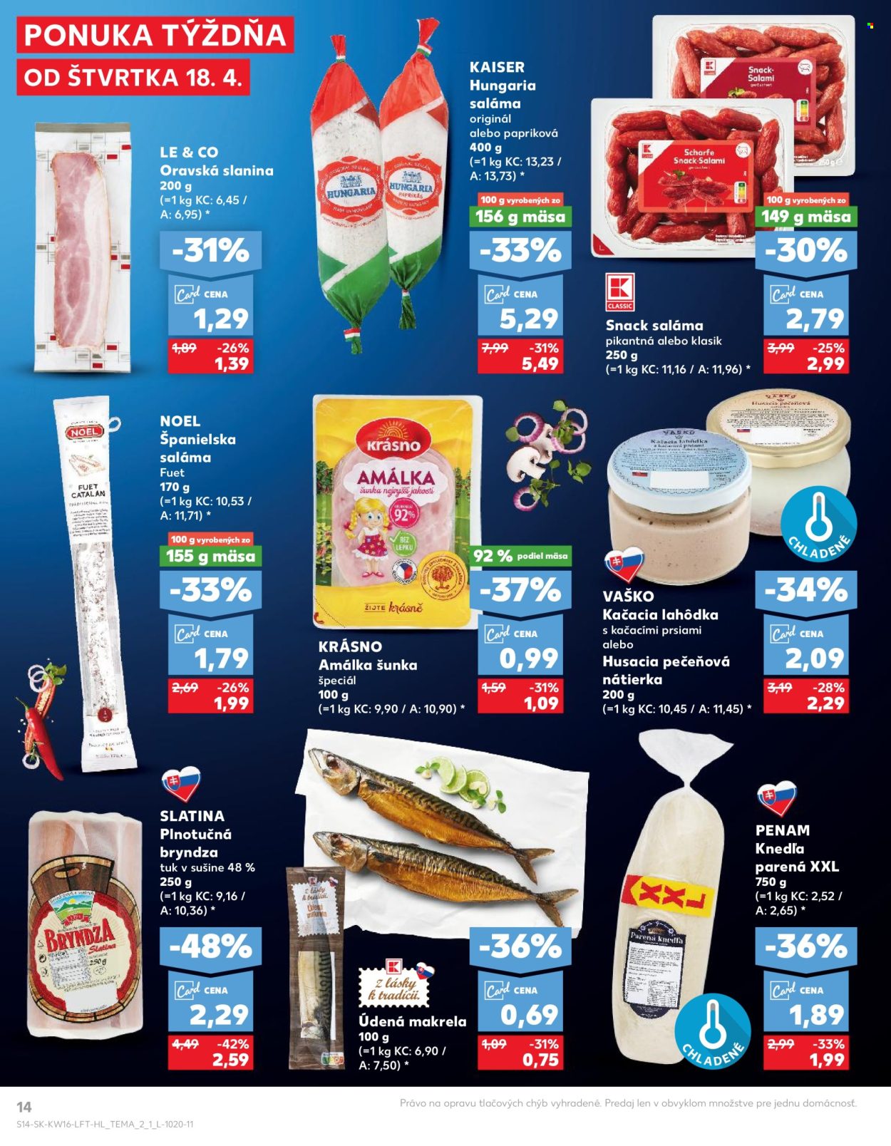 Leták Kaufland - 18.4.2024 - 24.4.2024. Strana 14
