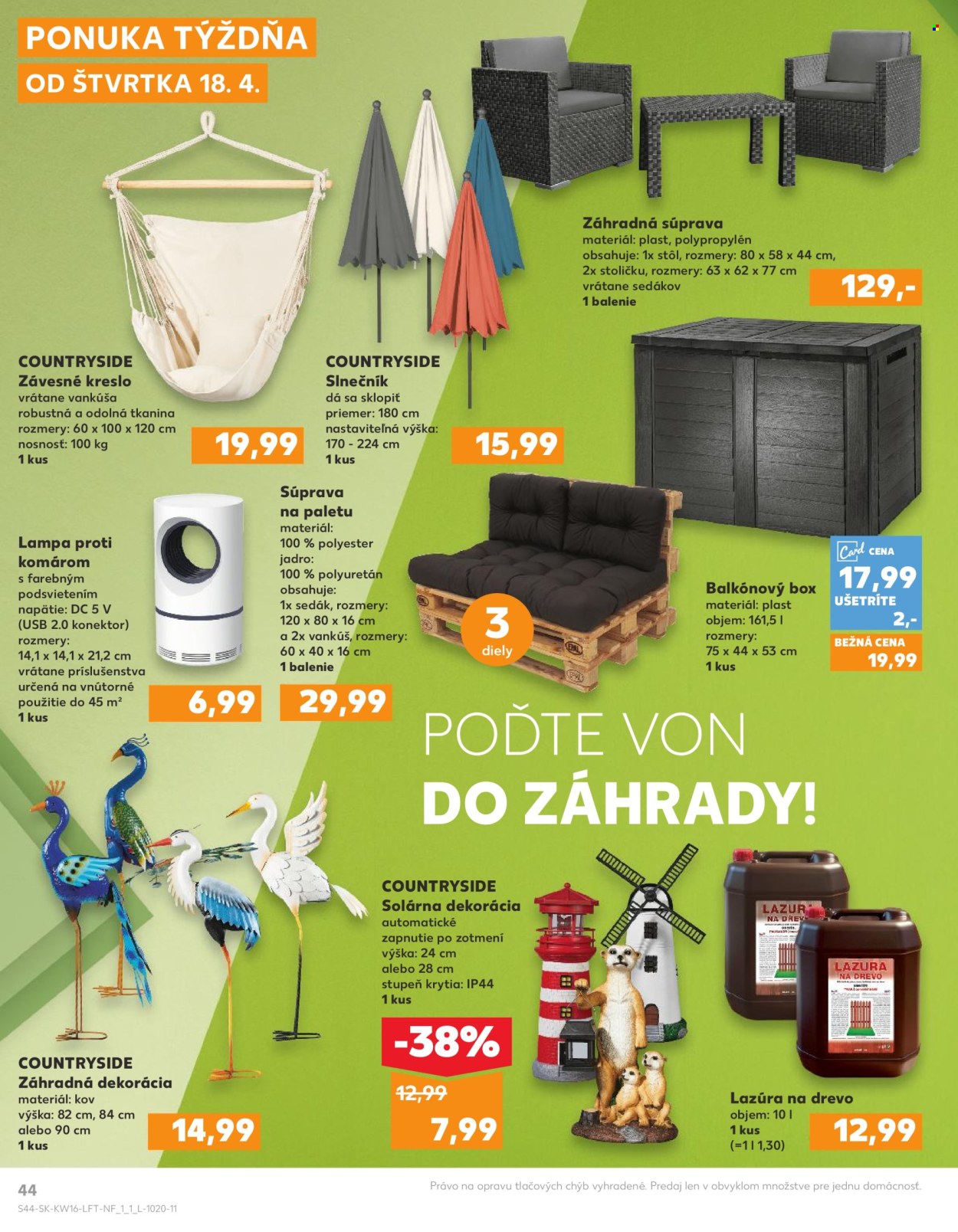 Leták Kaufland - 18.4.2024 - 24.4.2024. Strana 44