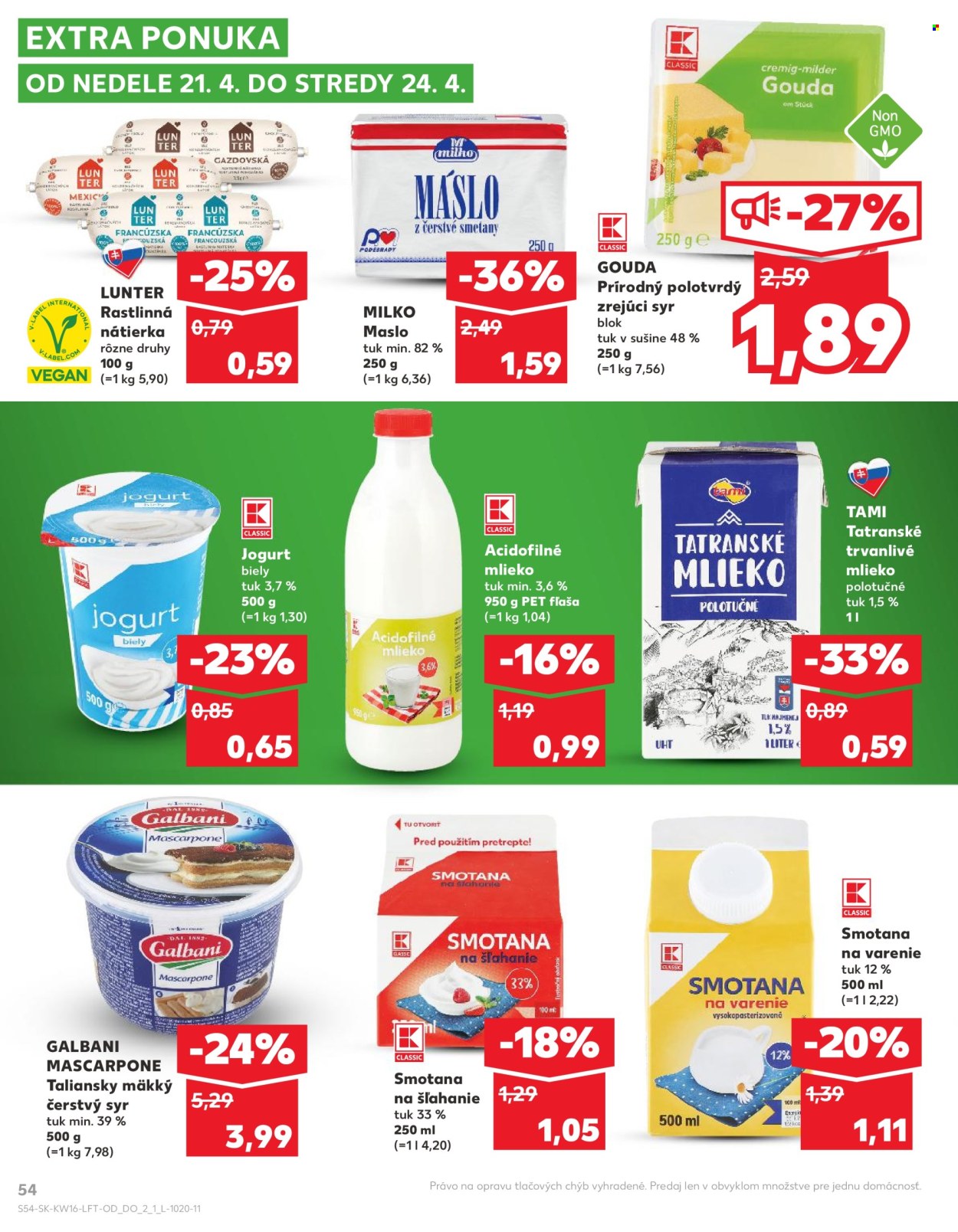 Leták Kaufland - 18.4.2024 - 24.4.2024. Strana 54