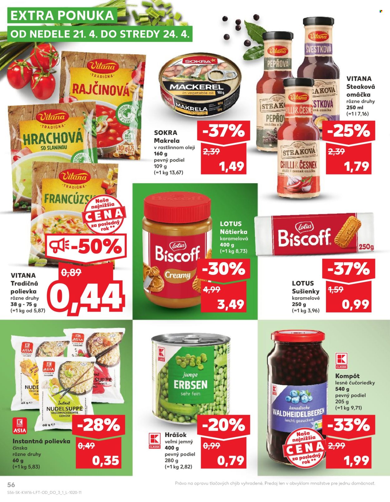 Leták Kaufland - 18.4.2024 - 24.4.2024. Strana 56