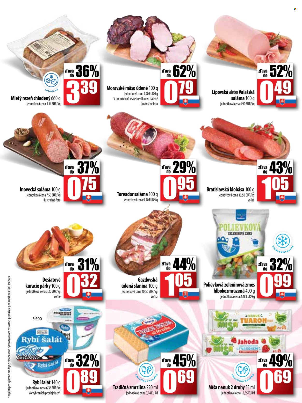 Leták COOP Jednota - 18.4.2024 - 30.4.2024. Strana 2